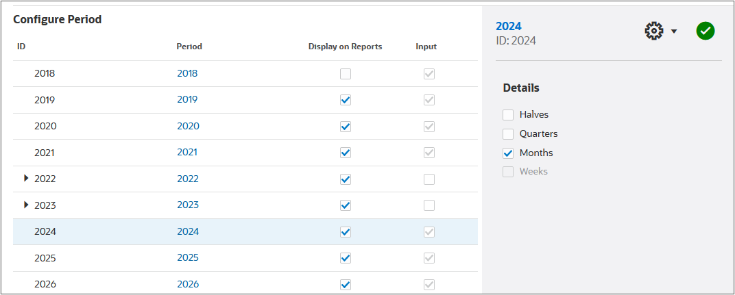 Adding sub periods